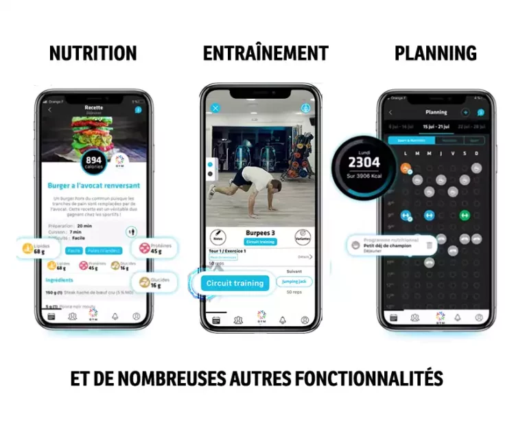 Suivi des programmes et progrès via l'application Gym Access